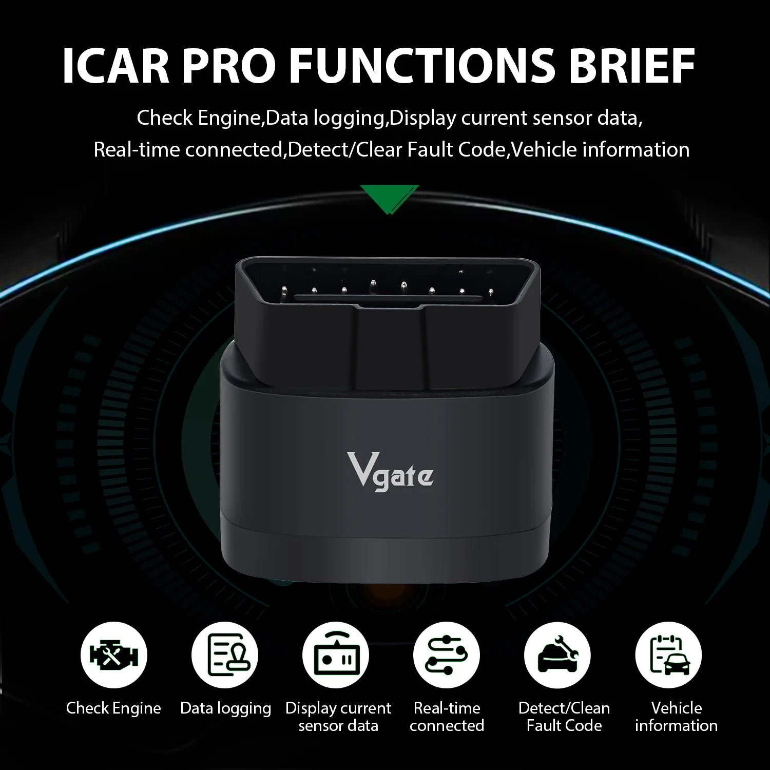 Vgate iCar Pro 2S OBD2 Bluetooth Scanner – SwissGlanzGarage Ansicht 3