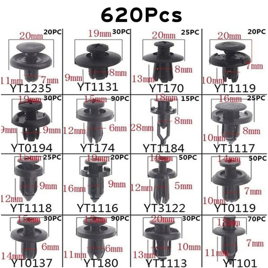 Auto-Plastik-Retainer Clips Set – SwissGlanzGarage Ansicht 2