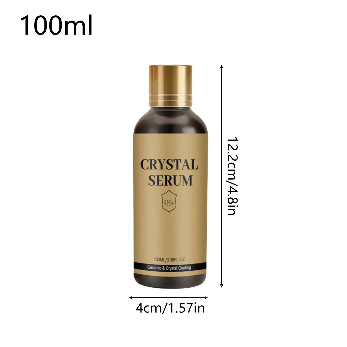 100ML PTZ Graphen-Keramikbeschichtung, 9H+ Fortschrittliches Kristallserum für Autos Professioneller Autopflege-Lacks...