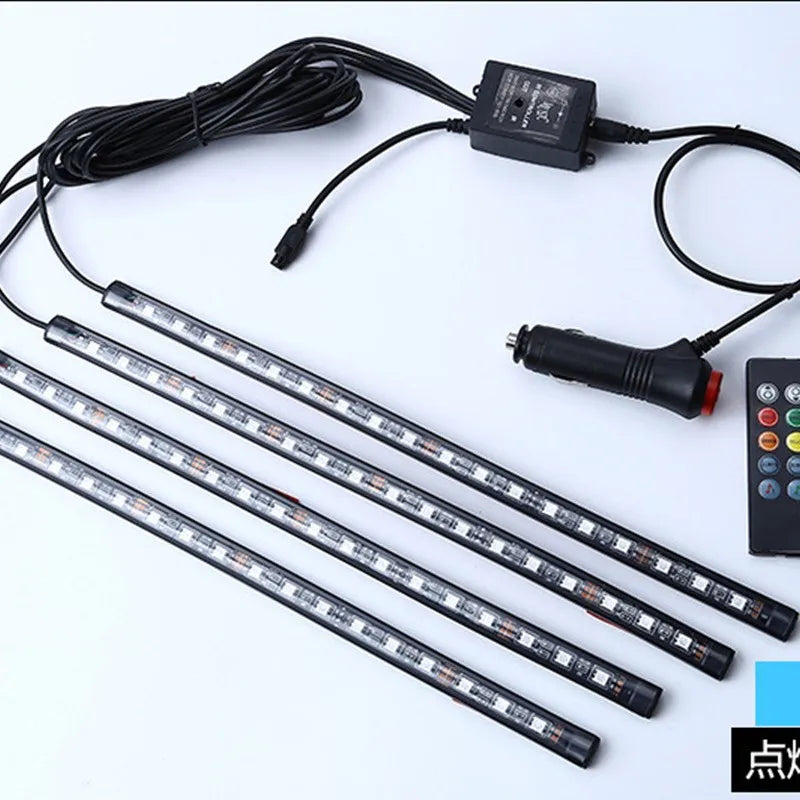 Universal Auto RGB Umgebungs Lichter LED Streifen Innen Atmosphäre