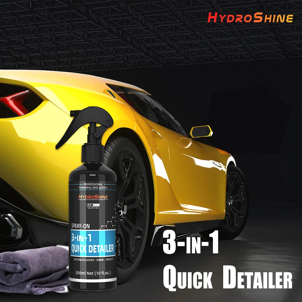 Hydroshine 3-in-1 Quick Detailer High Protection Keramikbeschichtung Autowas Polieren Unglaublicher Glanzschutz Wasse...