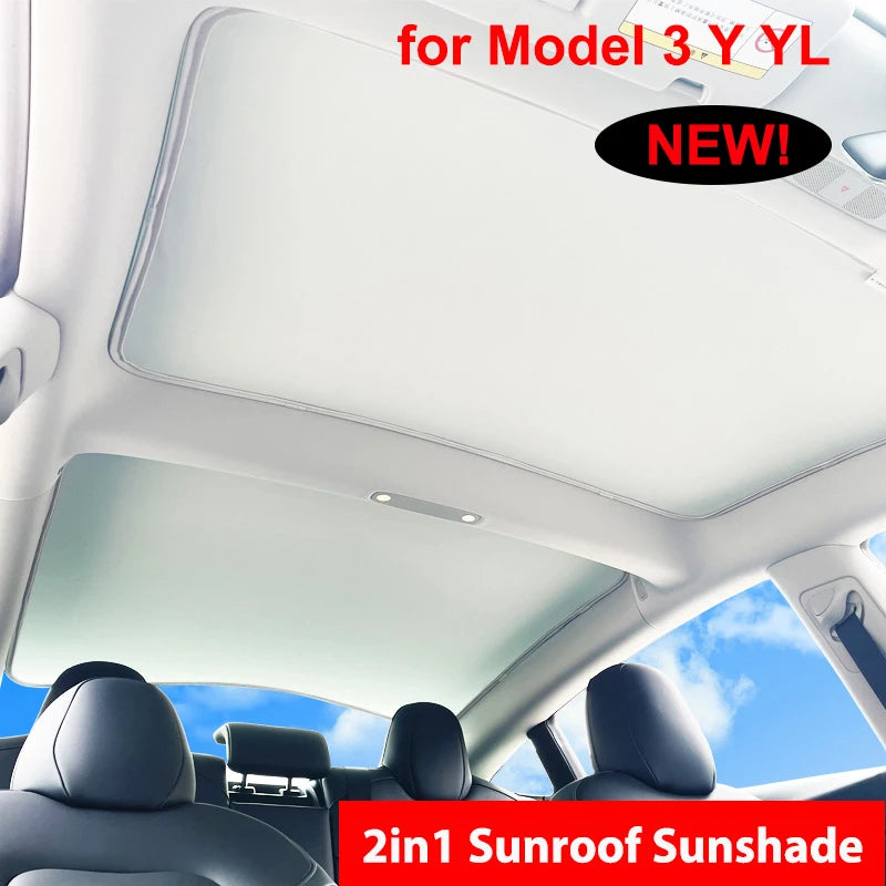 Sonnenblende für Tesla Model 3 Y 2020-2026 – SwissGlanzGarage Ansicht 2