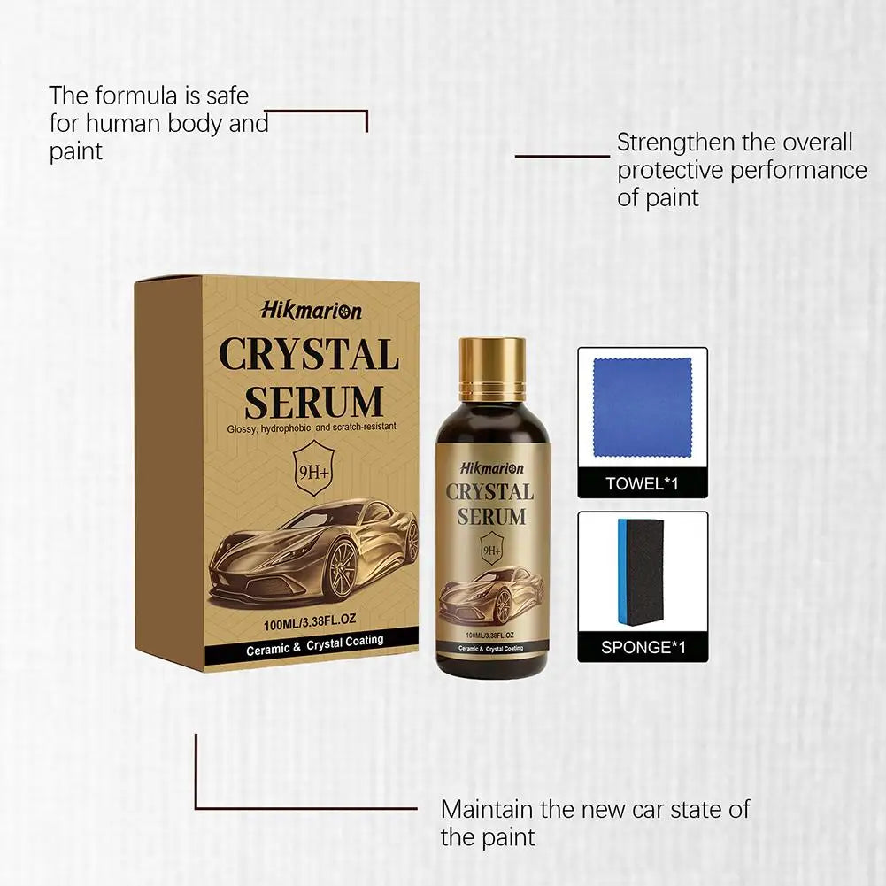 9H Graphen-Keramikbeschichtung für Autos 100ML Fortschrittliches Kristallserum Hochglanz Superhydrophobes Auto-Detail...
