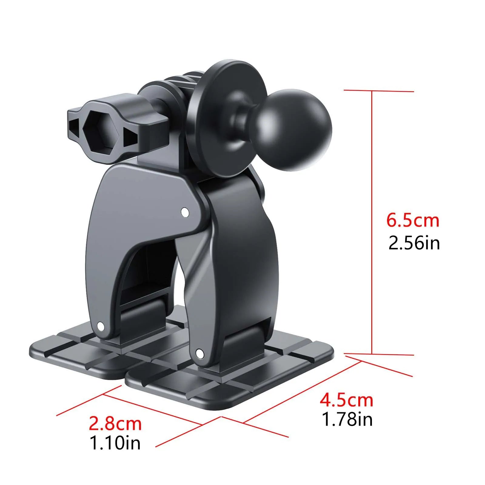 Universal Handyhalter Dual-Klebebasis 360 Grad – SwissGlanzGarage Ansicht 5