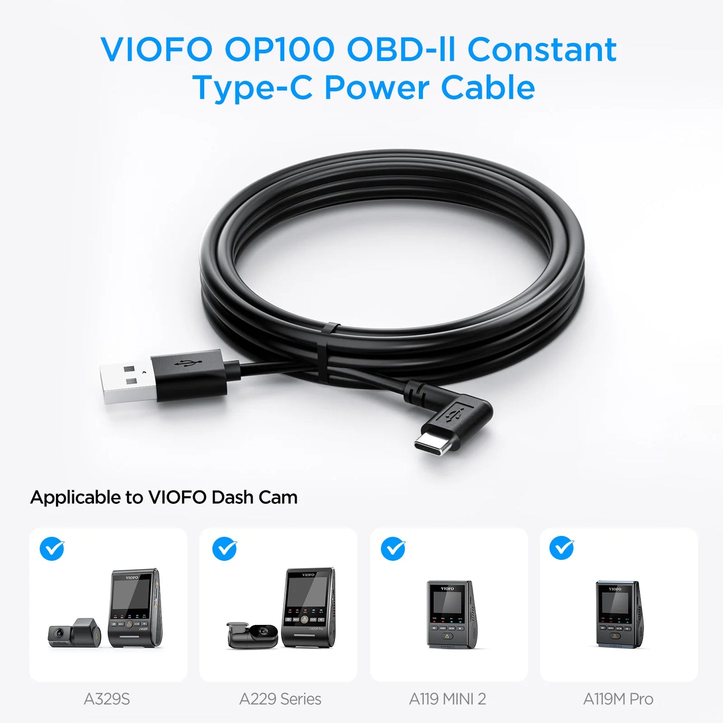 VIOFO OP100 OBD-II Stromkabel für Dashcam – SwissGlanzGarage Ansicht 3