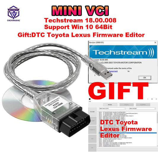 Mini VCI OBD2 Diagnosegerät für Toyota – SwissGlanzGarage Ansicht 2