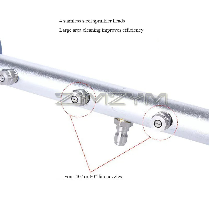 In1 Undercarriage Cleaner Dual-Function Car Chassis High Pressure Washer Electric Car Washing Locomotive Bottom Water Br
