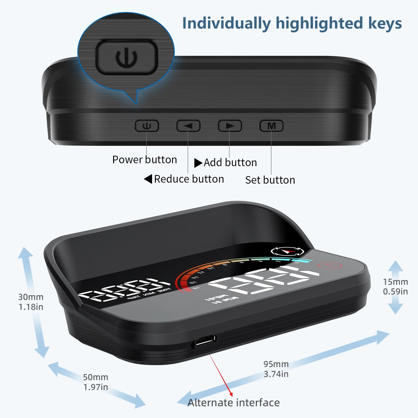 GPS HUD Geschwindigkeitsmonitor – SwissGlanzGarage Ansicht 5