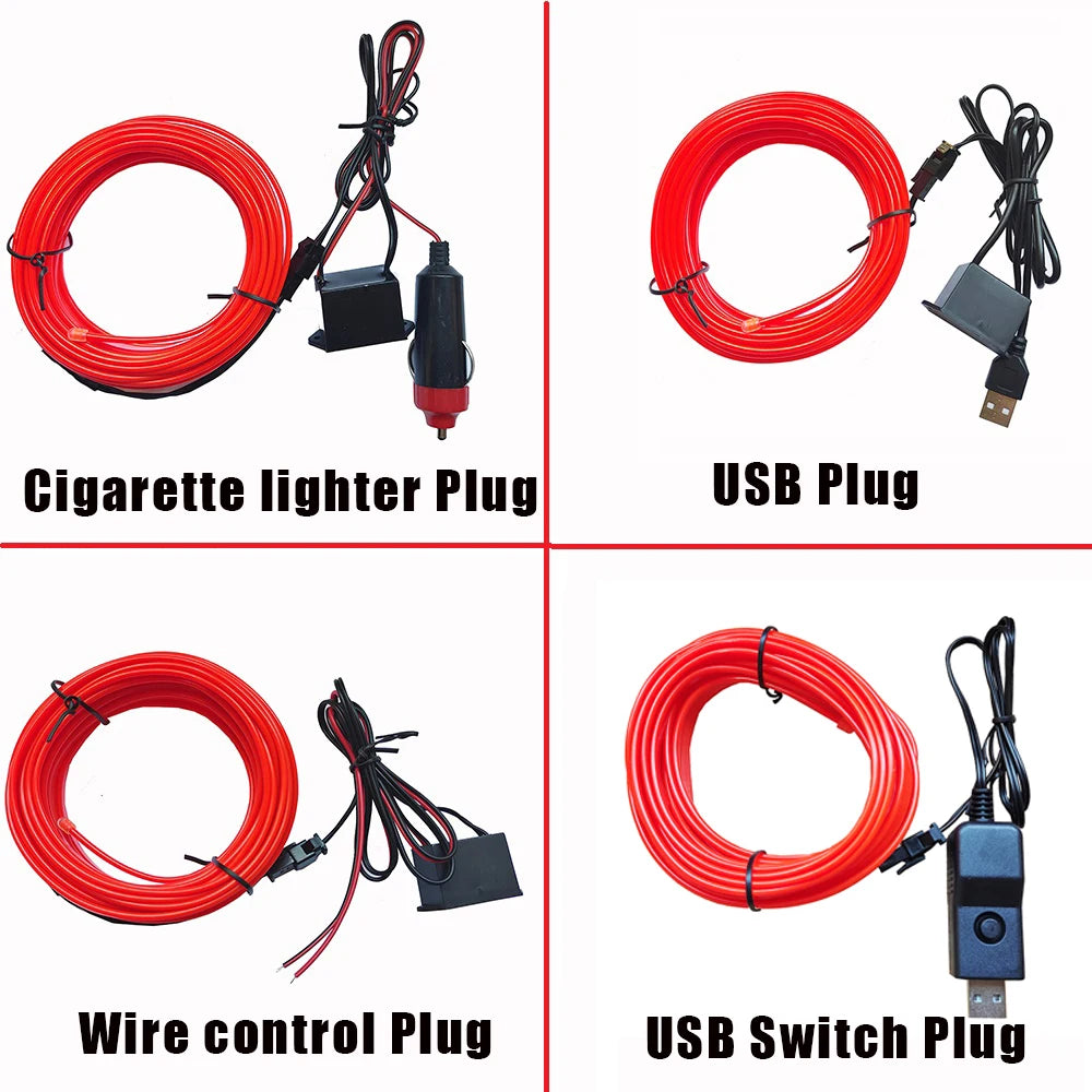 LED-Atmosphärestreifen für Auto-Innenraum – SwissGlanzGarage Ansicht 3