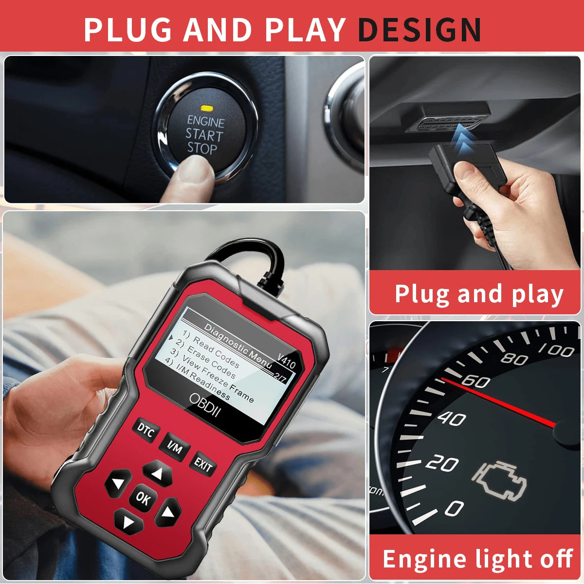 OBD2 Diagnosegeraet Motor-Fehlercode-Leser – SwissGlanzGarage Ansicht 3