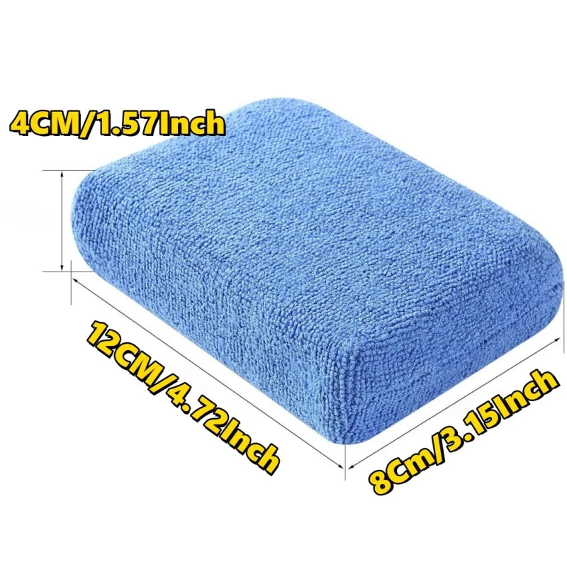 1/10Pcs Auto Wachs Applikator Pads Mikrofaser Polieren Schwämme Weiche Auto Detaillierung Wachsen Schwamm Reinigung S...
