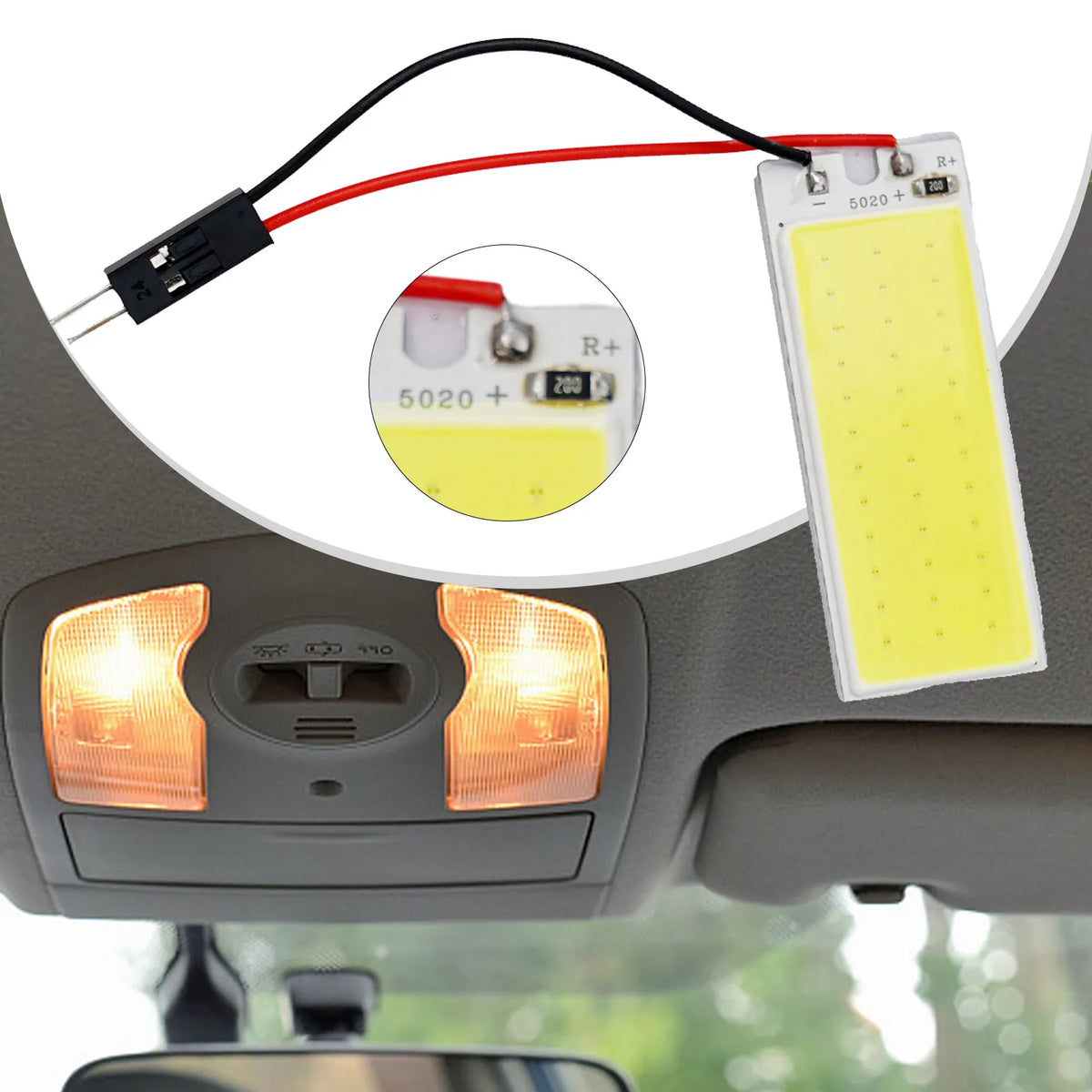 LED Innenraumbeleuchtung 6000K Weiss – SwissGlanzGarage Ansicht 2