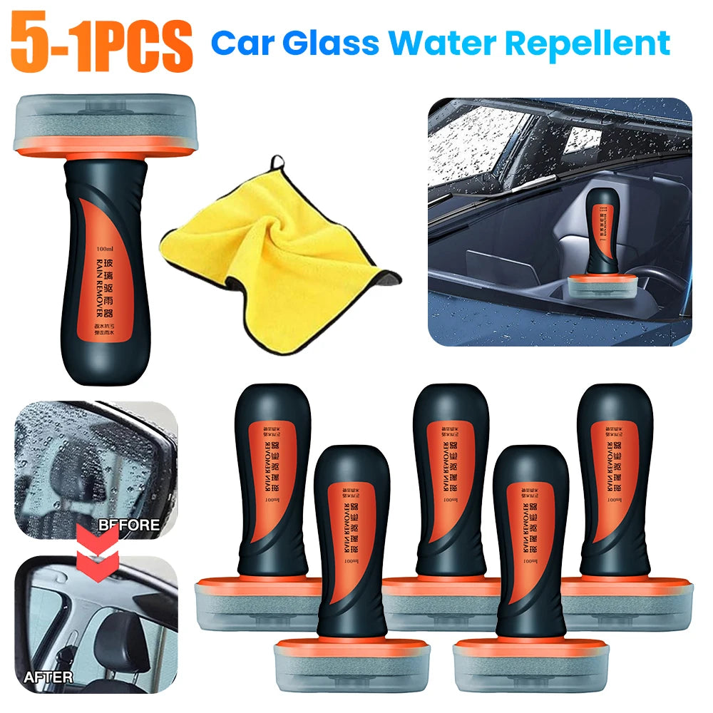 Auto Glas Wasser Abweisend Wasserdicht Regendicht Anti-beschlag Öl Film Fleck Entferner Auto Windschutzscheibe Reinig...