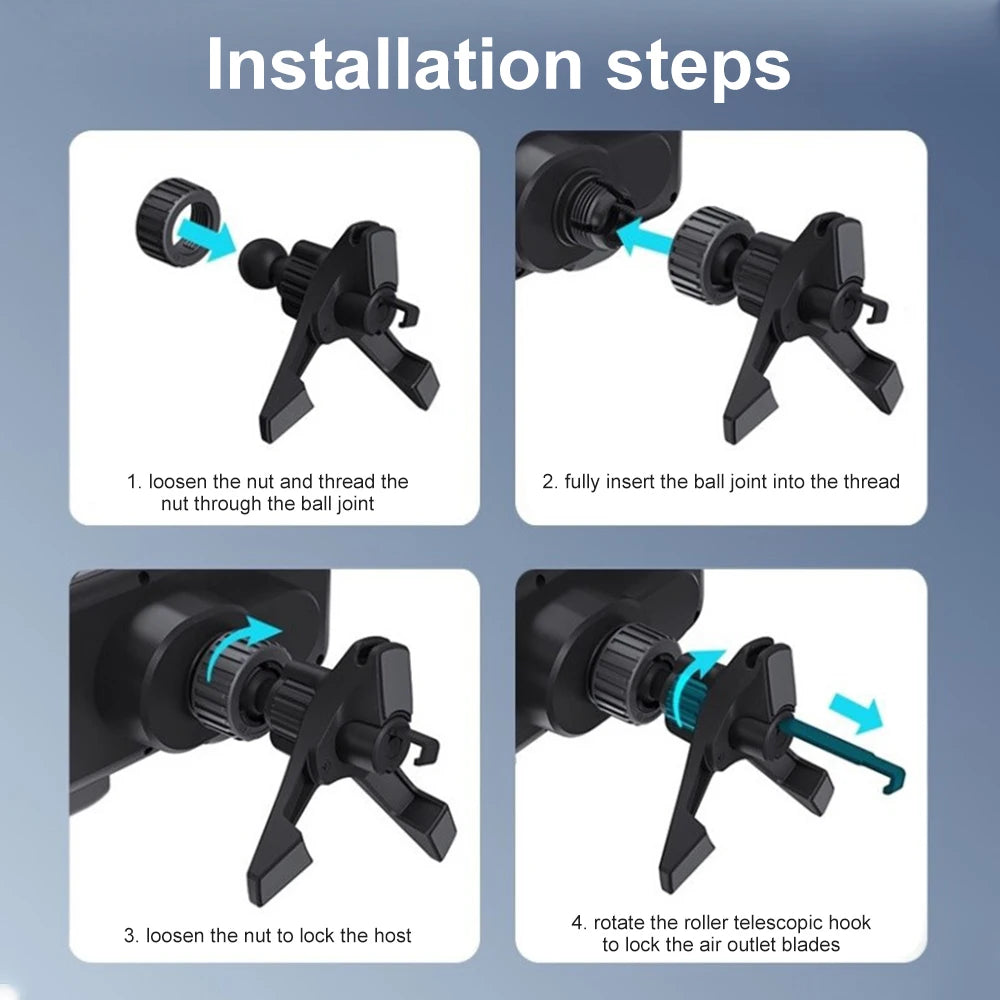 Auto Drahtlose Ladegerät Telefon Halter 2IN1 Touch Drehen Ständer Universal Auto Telefon Halterung Schnelle Lade Für ...