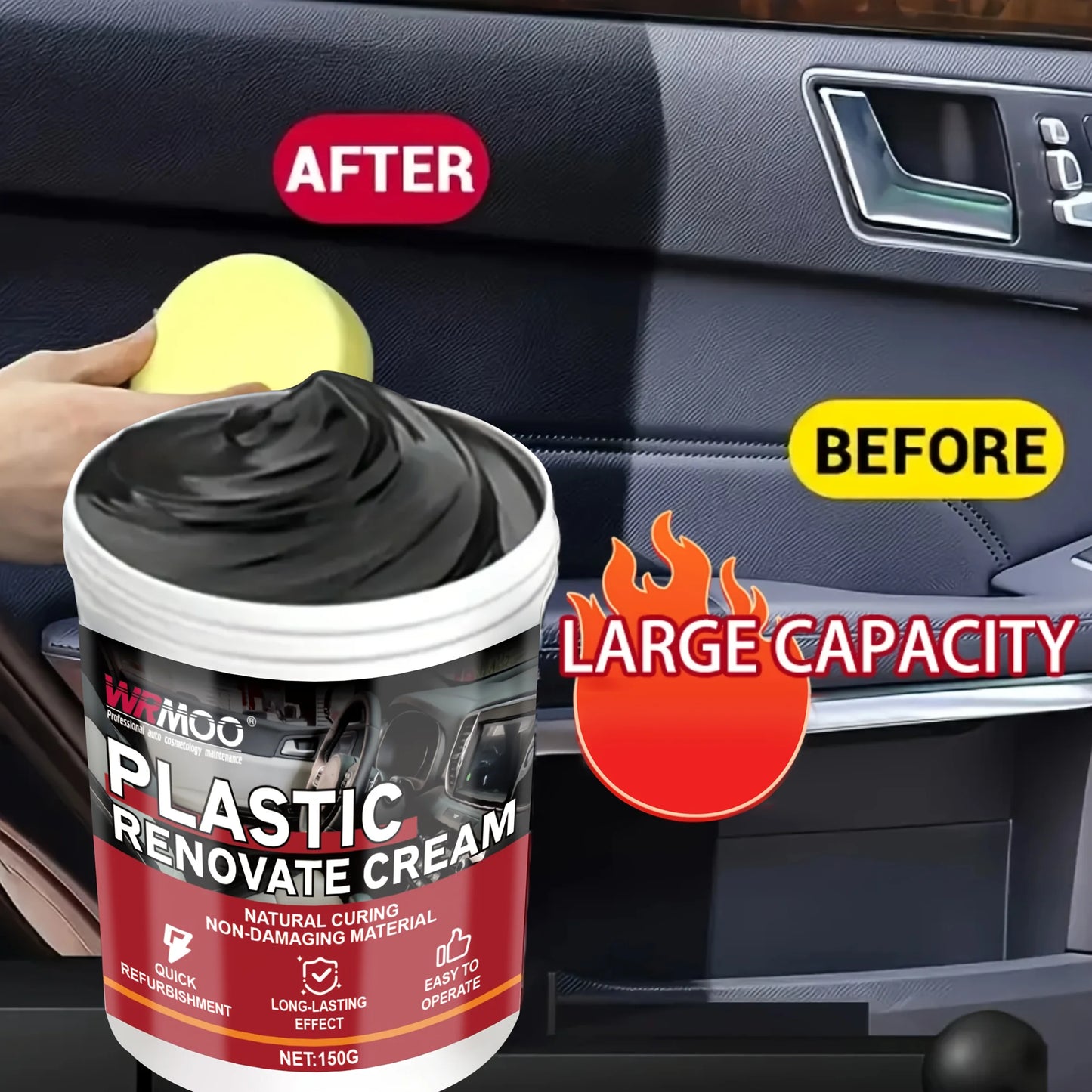 Auto-Kunststoffteil-Beschichtungs-Reparaturmittel – Restore Shine, Auto-Armaturenbrett-Wachs, Reifenschwärzungswachs,...