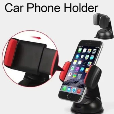 Starker Saugnapf-Autohalter für Handys mit 360°-Drehung ° Drehbarer, verstellbarer Universalhalter für Armaturenbrett...