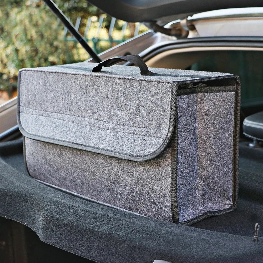 Auto Lagerung Tasche Trunk Organizer Box Filz Tuch Lagerung Box Auto Fracht Container Taschen Multi-Tasche Aufräumen ...