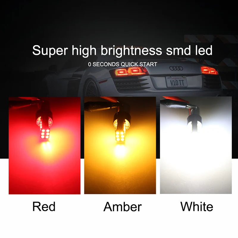 1156/1157 LED Birne P21w Bau15s 2er Set – SwissGlanzGarage Ansicht 2