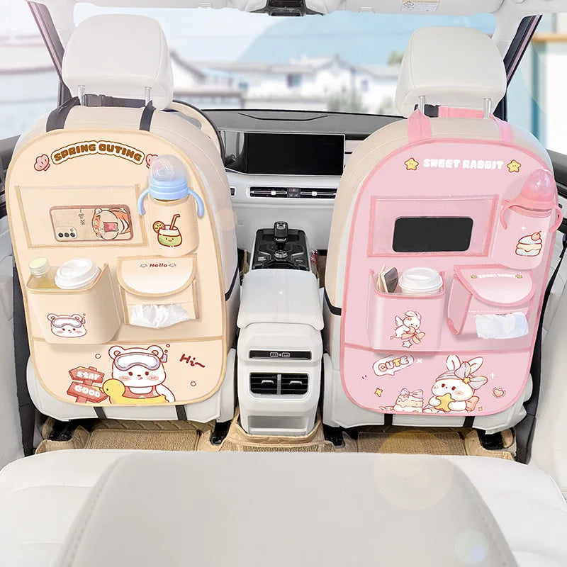 Auto Rücksitz Organizer Anti-kick Pad Hinten Sicherheit Sitz