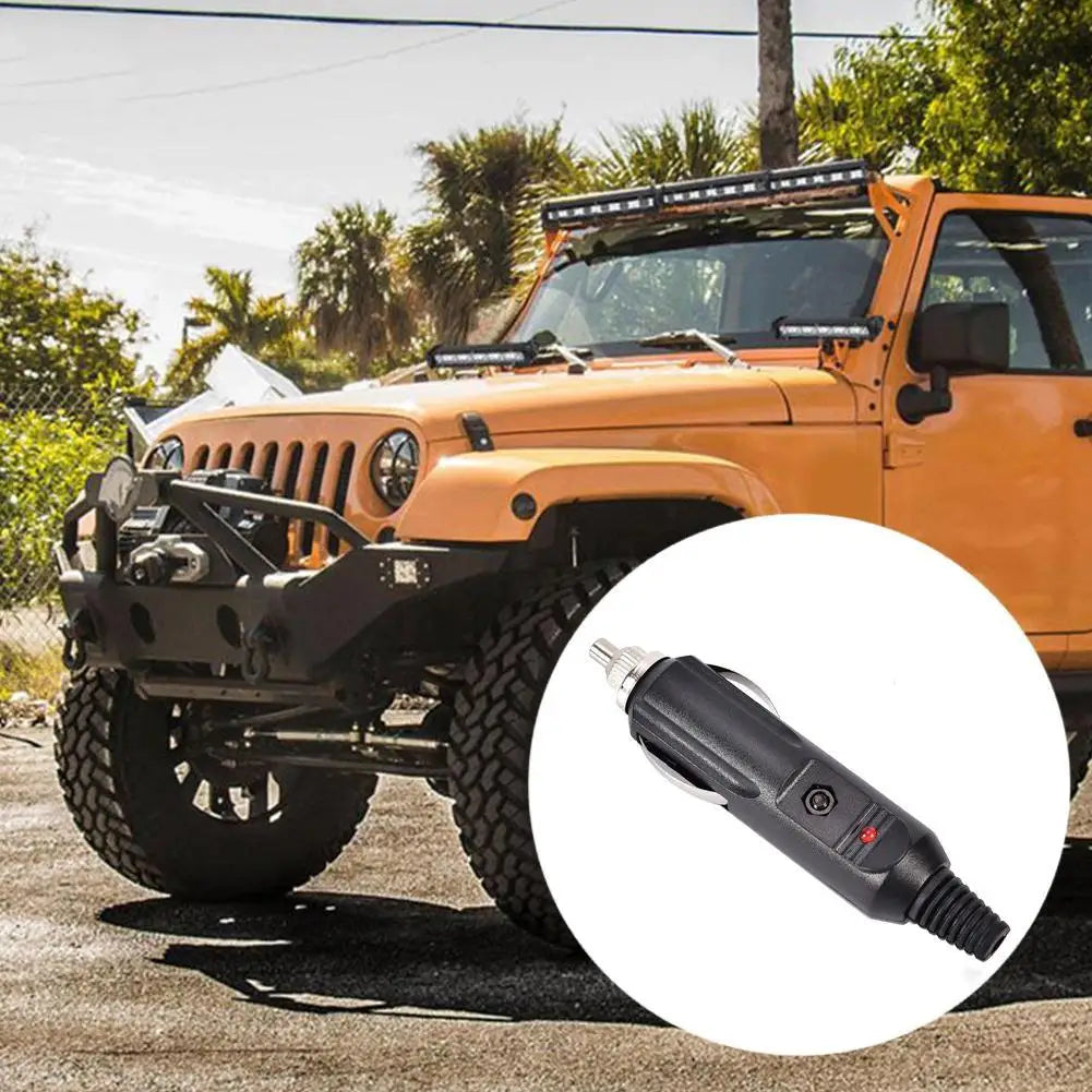 12V 24V Auto Zigarettenanzünder Stecker mit LED – SwissGlanzGarage Ansicht 5