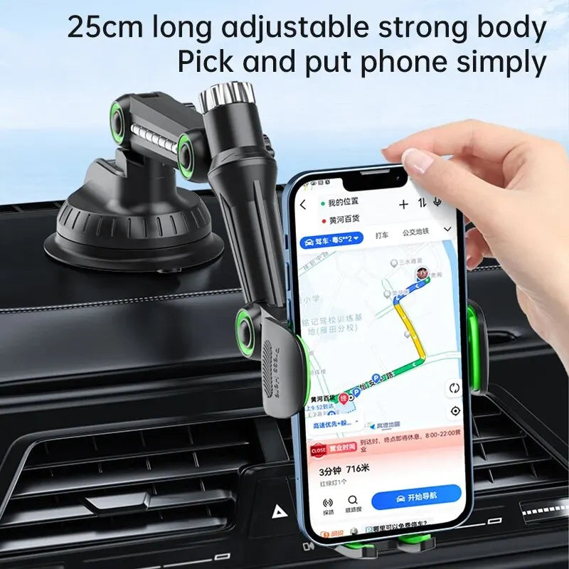 Handyhalter mit Saugnapf für Windschutzscheibe/Armaturenbrett/Fenster, universelle Auto-Handyhalterung mit Saugnapf u...