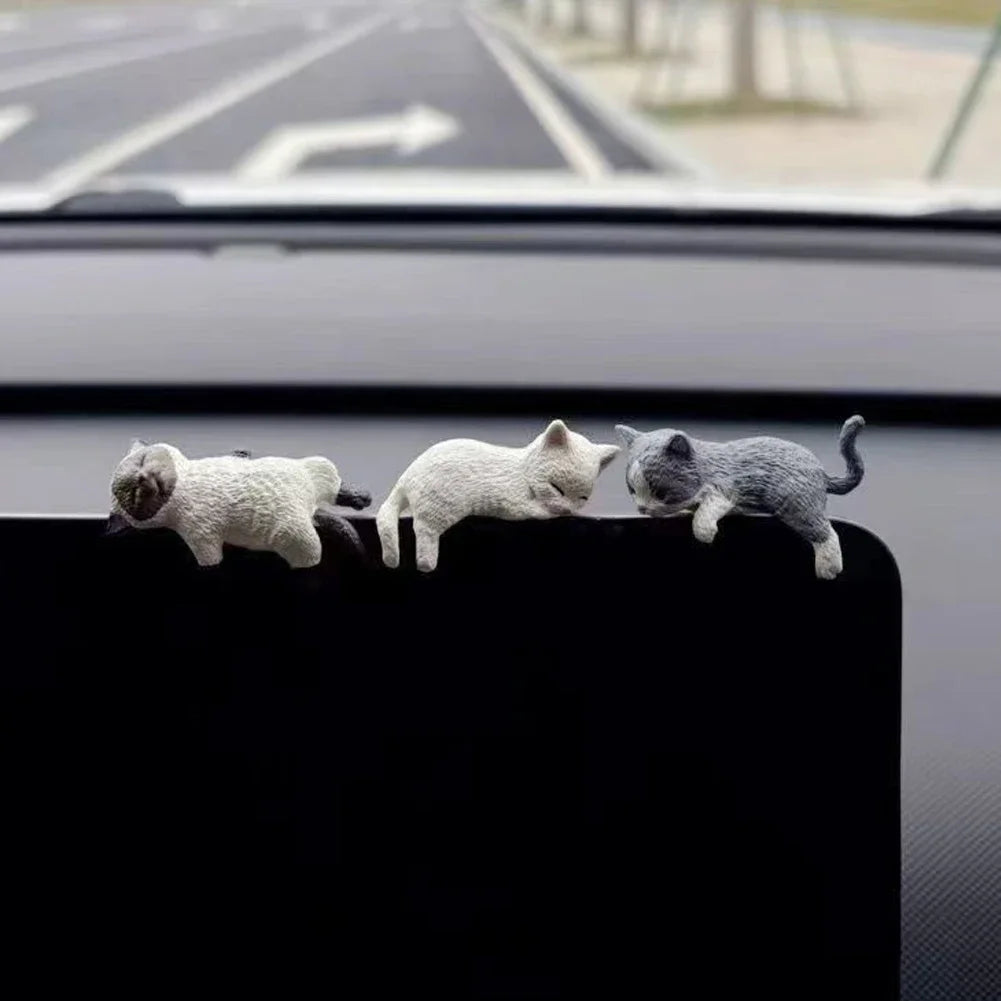 Sitzende Katzen Konsole Ornament – SwissGlanzGarage Ansicht 2