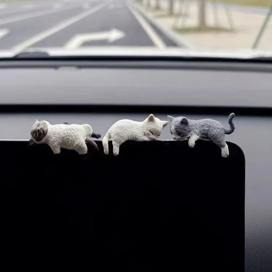 Sitzende Katzen Konsole Ornament – SwissGlanzGarage Ansicht 2