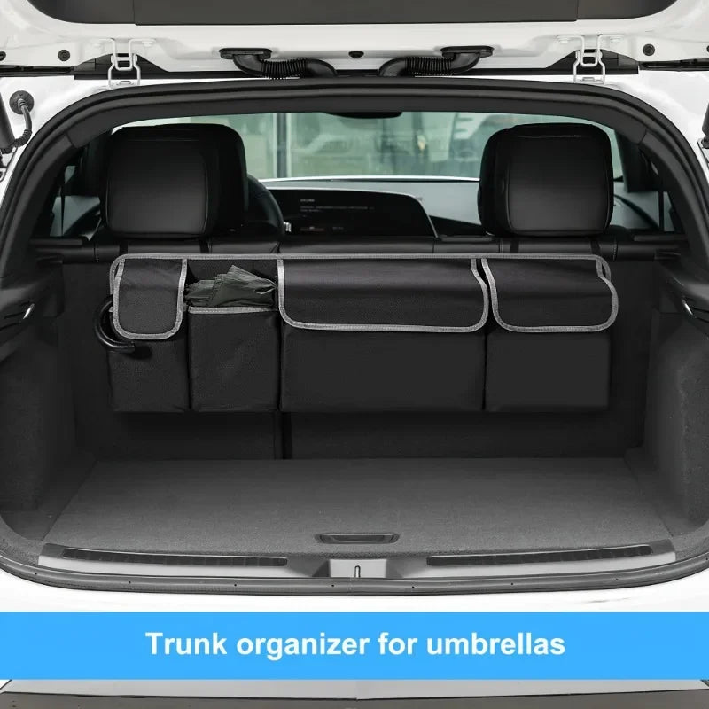 Autositz-Organizer mit 4 Taschen und 3 Deckeln