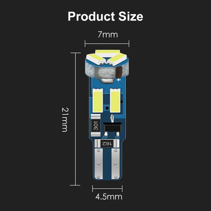 T5 LED Birnen Set 10 Stück – SwissGlanzGarage Ansicht 2