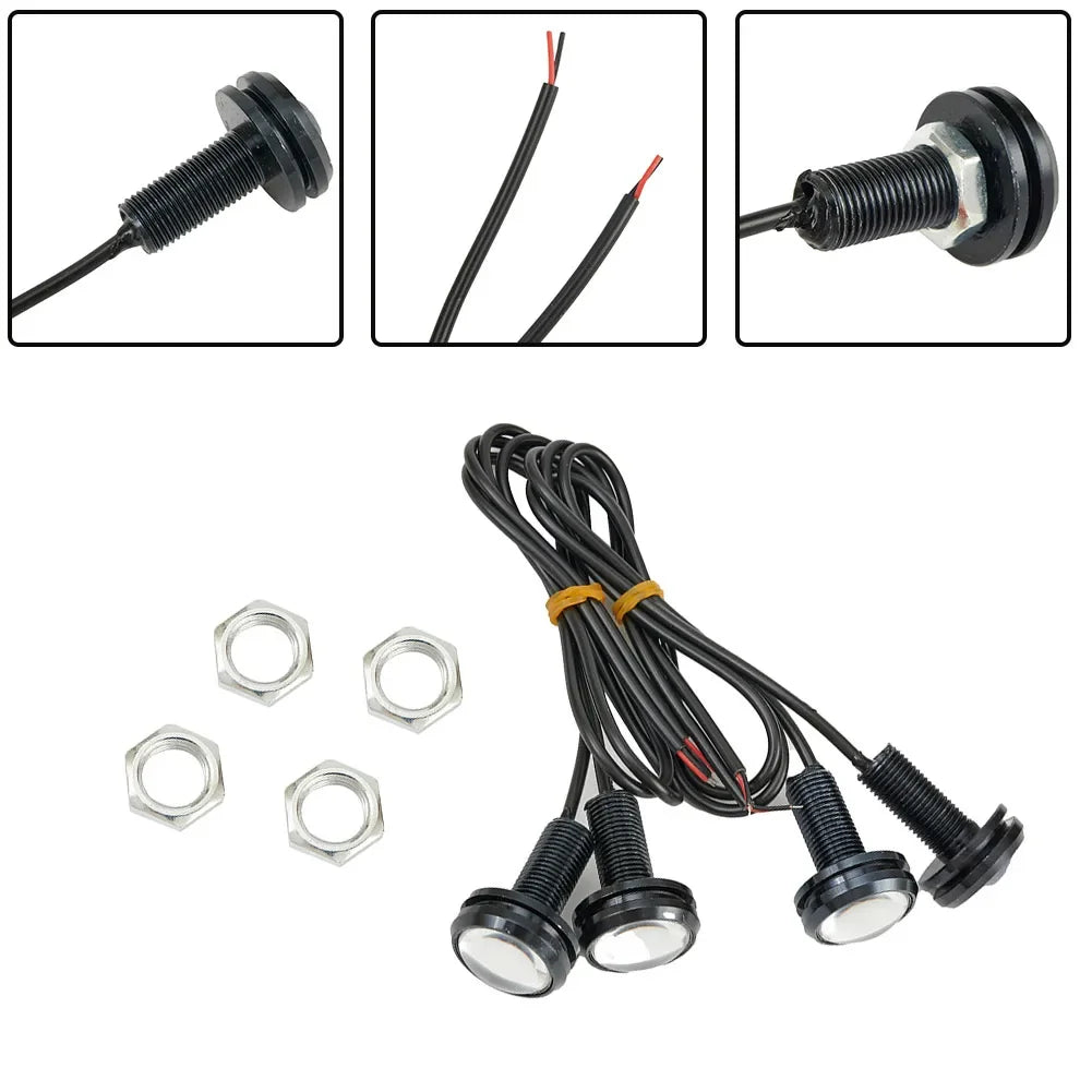 LED Tagfahrlicht 12V 15W Weiss – SwissGlanzGarage Ansicht 4