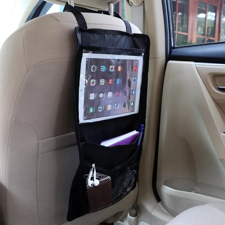 1 stücke Auto Rücksitz Organizer Multi Tasche Lagerung Tablet iPad Halter Passagier Kopf Auto Rücksitz Tasche Organis...