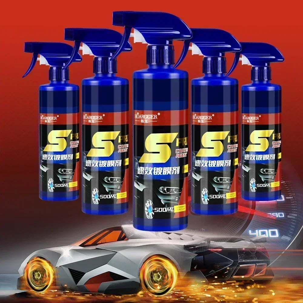 500 ml 3-in-1-Autolack-Reparatur-Spray mit Keramikbeschichtung, schnelles Sprühwachs mit Nano-Beschichtung, hydrophob...