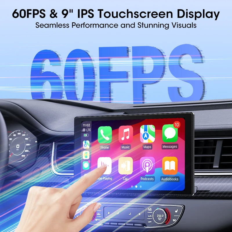 7/8/9 Zoll Kabellos CarPlay Adapter – SwissGlanzGarage Ansicht 4