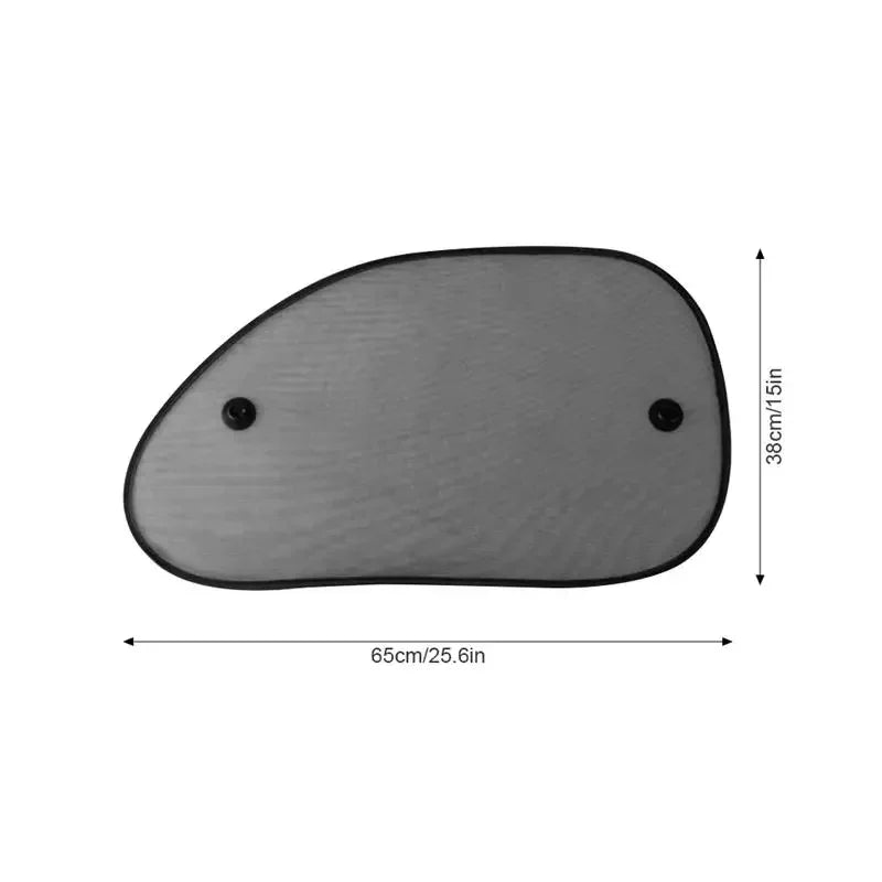 2 Stück Baby-Autofenster-Sonnenschutz für Seitenfenster, Sonnenschutz, Sichtschutz, UV-Schutz, Netz, Auto-Sonnenschut...