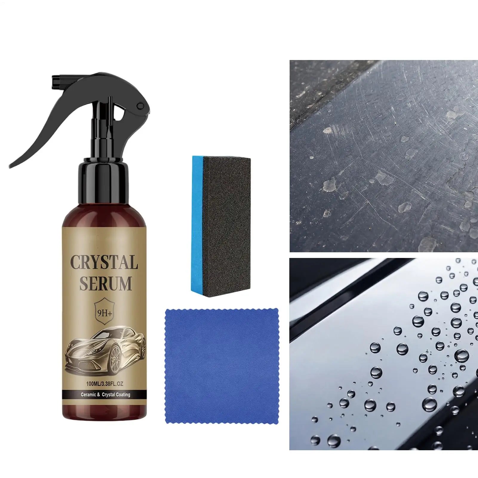 Auto-Keramik-Beschichtungsspray, 9H, professionelles Mittel, 100 ml, Autolackbes