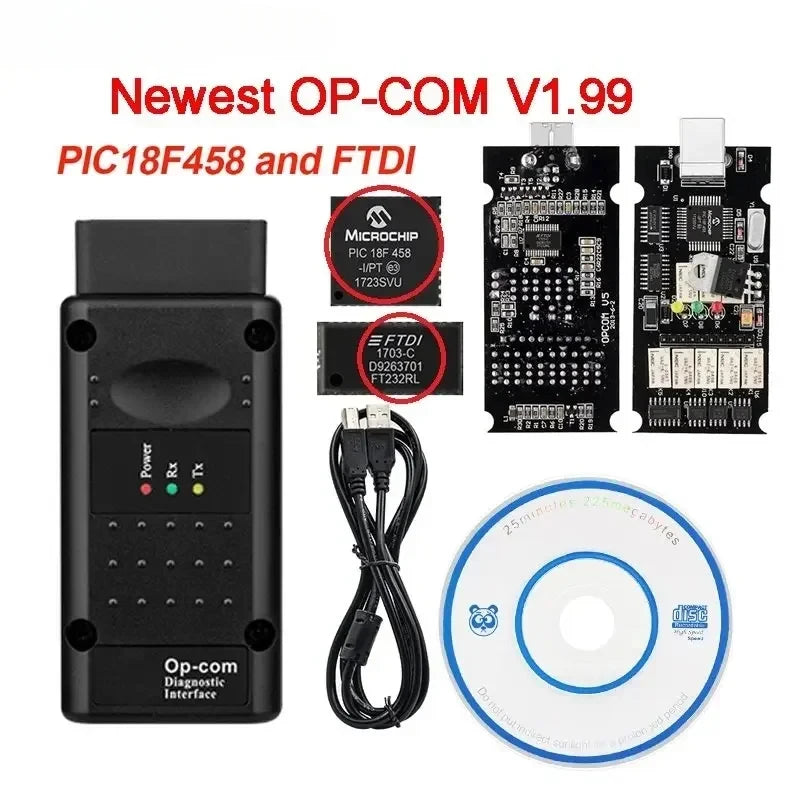 OBD2-Diagnosegerät V1.99 OPcom für Opel – SwissGlanzGarage Ansicht 2