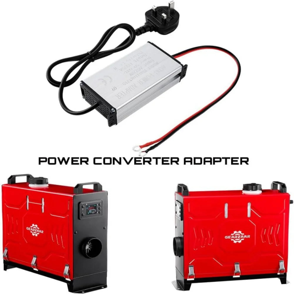EU/UK Stecker 230V auf 12V Adapter – SwissGlanzGarage Ansicht 2