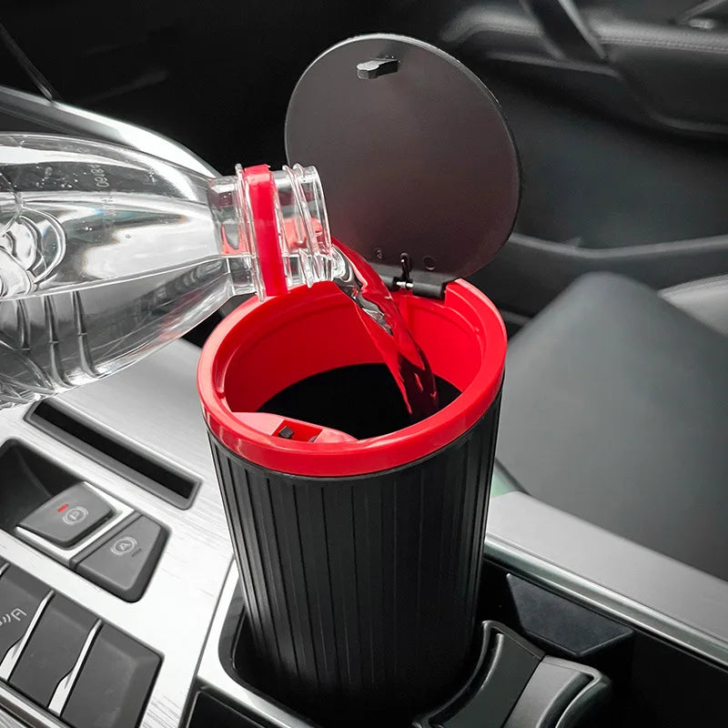 Auto Mülleimer Kann Mini Auto Staub Organizer Auto Innen Müll Tasche