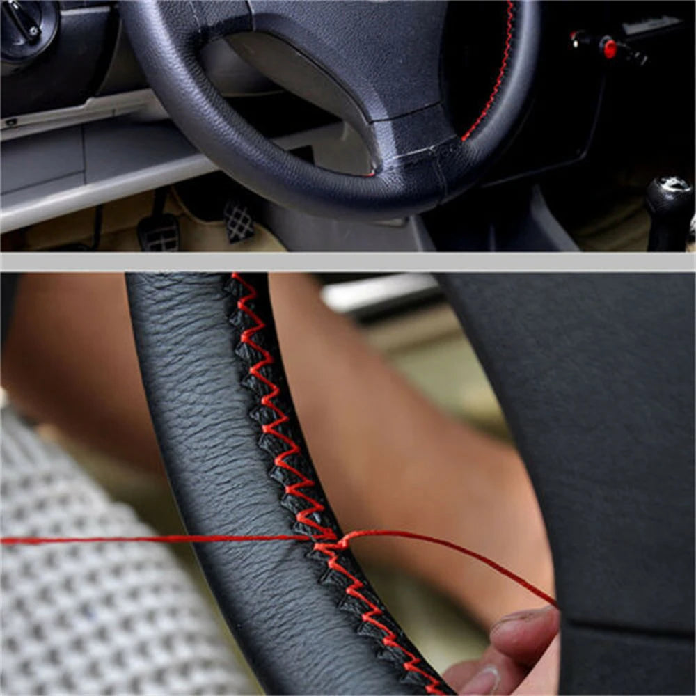 Universal Lenkradbezug zum Selbernähen 38 cm – – SwissGlanzGarage Ansicht 4
