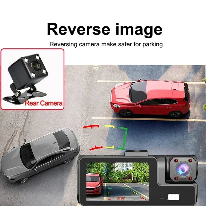 1080P Dashcam mit WiFi und 3 Kameras – SwissGlanzGarage Ansicht 4