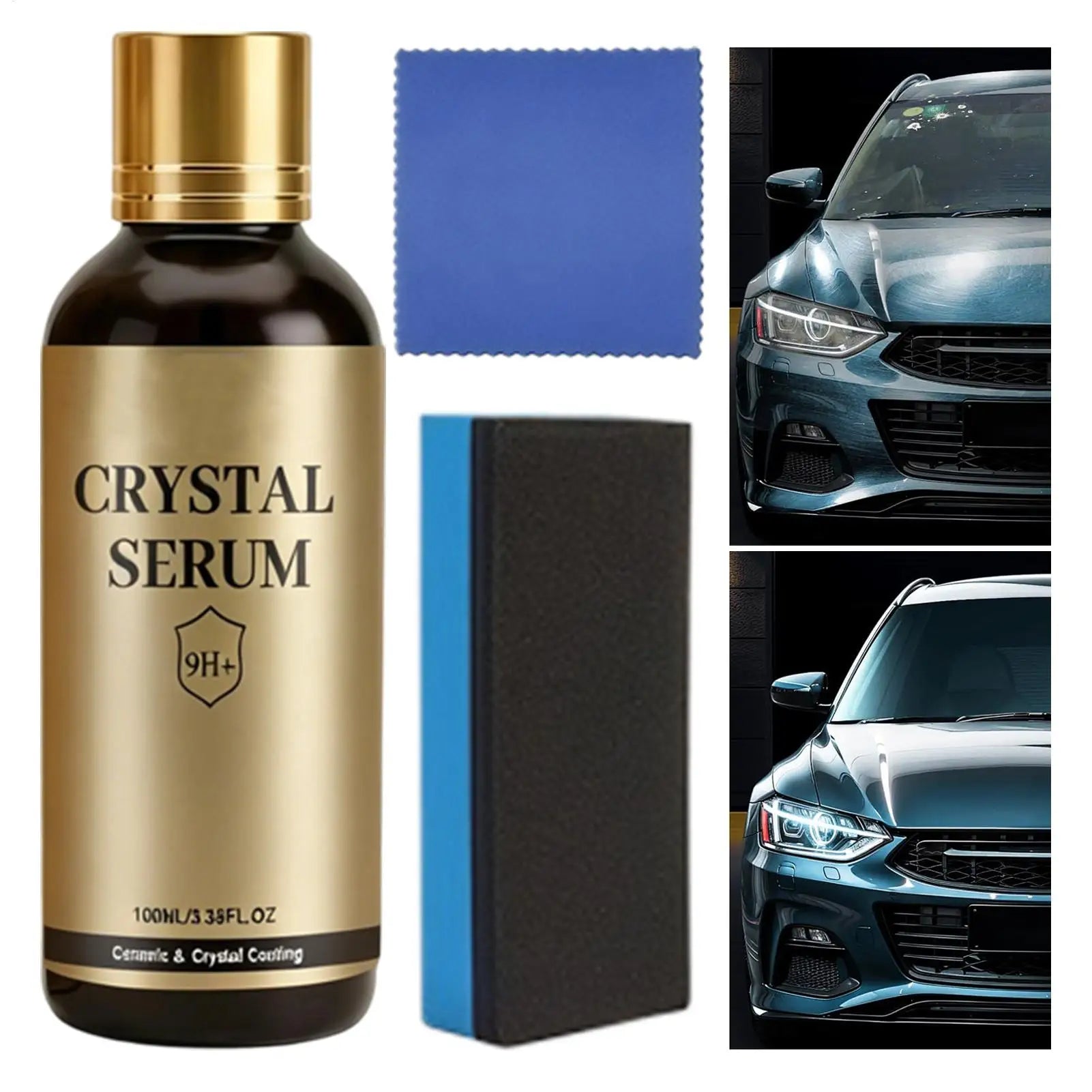 100 ml Auto-Keramikbeschichtung, 9H, langanhaltender Schutz, hydrophobes Auto-De