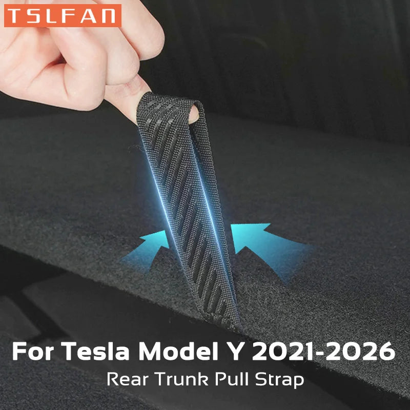 Kofferraum-Lid Zugband für Tesla Model Y – SwissGlanzGarage Ansicht 3