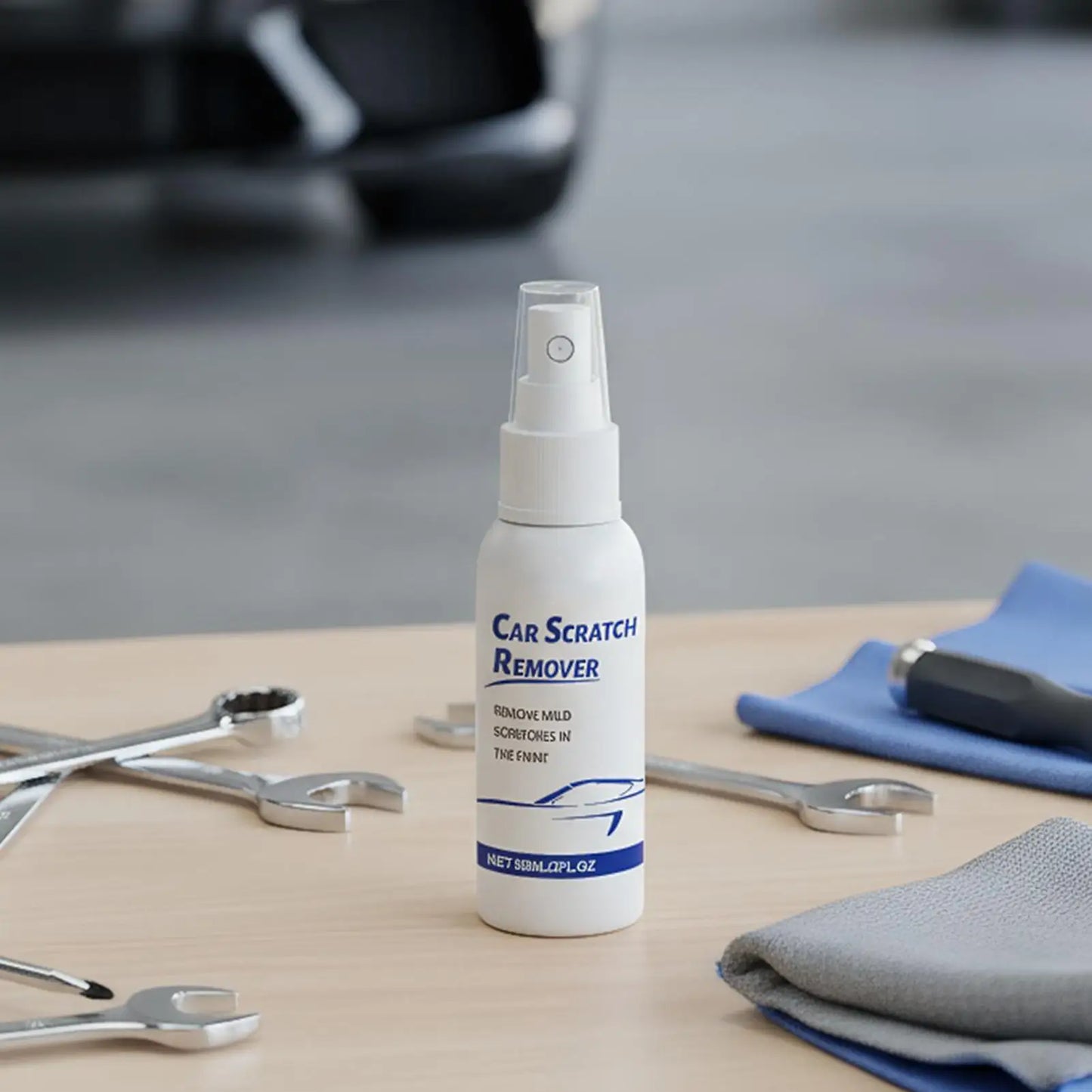 Autolack-Kratzer-Reparaturspray – 60 ml hochgeschützter Polier- und Kratzerentferner für Kraftfahrzeuge, LKWs und Mot...