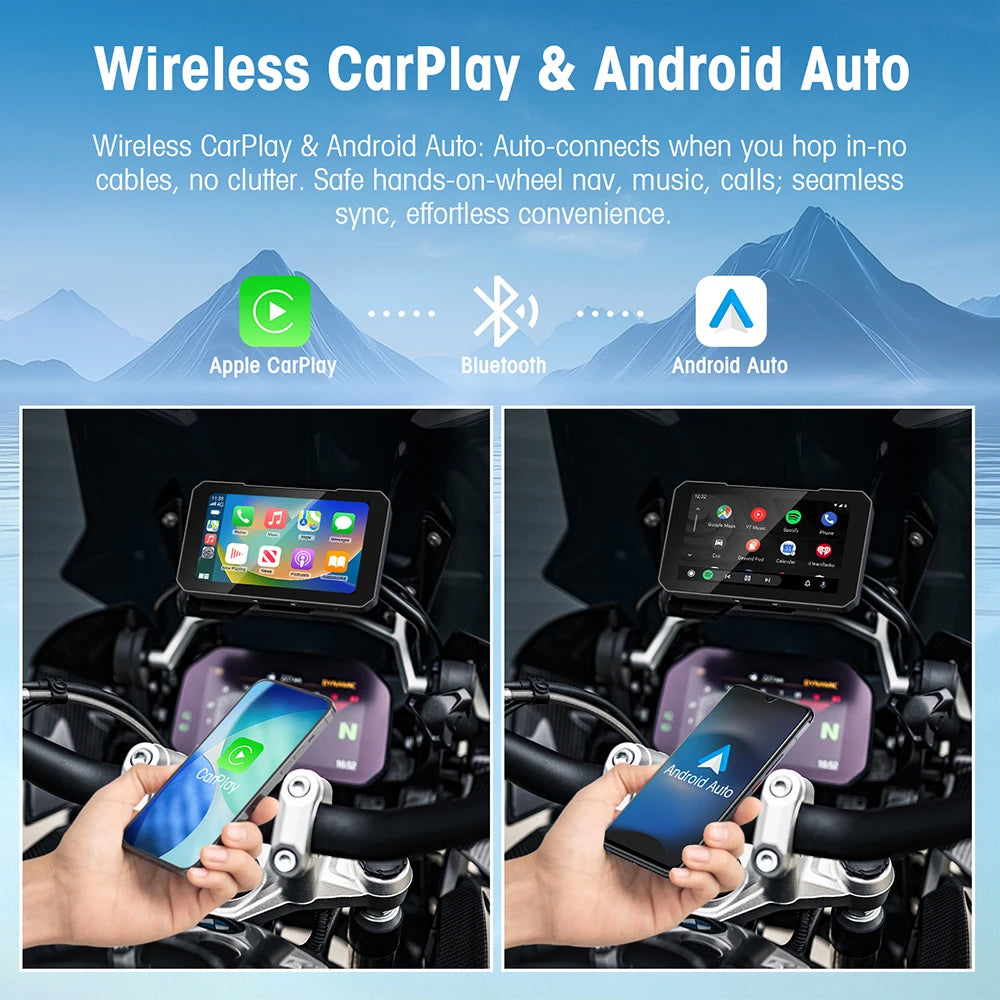 Pionray Tragbares 7/10 Zoll CarPlay – mit kabellosem Laden – SwissGlanzGarage Ansicht 2