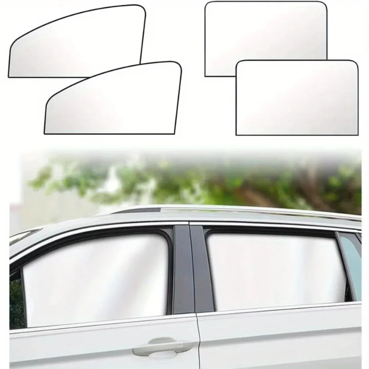Universal Auto-Sonnenschutz Set – SwissGlanzGarage Ansicht 2