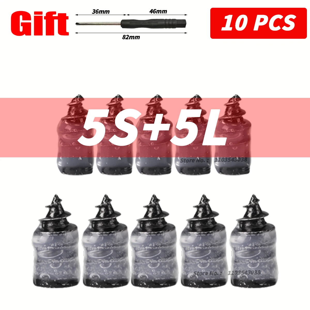 Reifen-Reparatur-Nagel Set 10 Stück – SwissGlanzGarage Ansicht 5