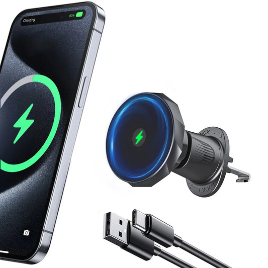 15 W magnetischer kabelloser Autotelefonhalter