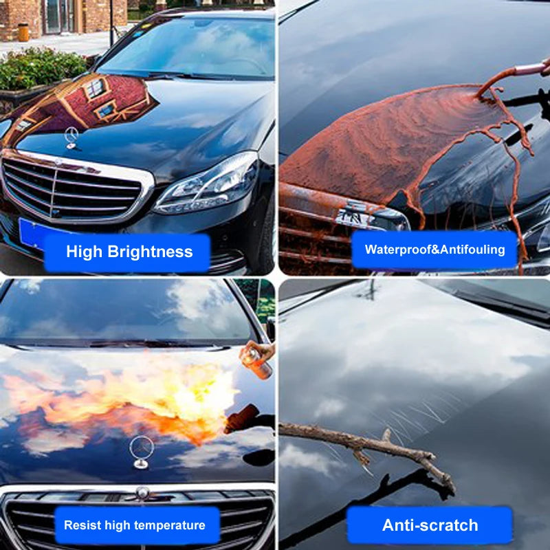 3 Stück 9H Flüssigglas Keramikversiegelung Hydrophobes Wachs Autopolitur Nano-Keramik Autolackpflege Autodetailing