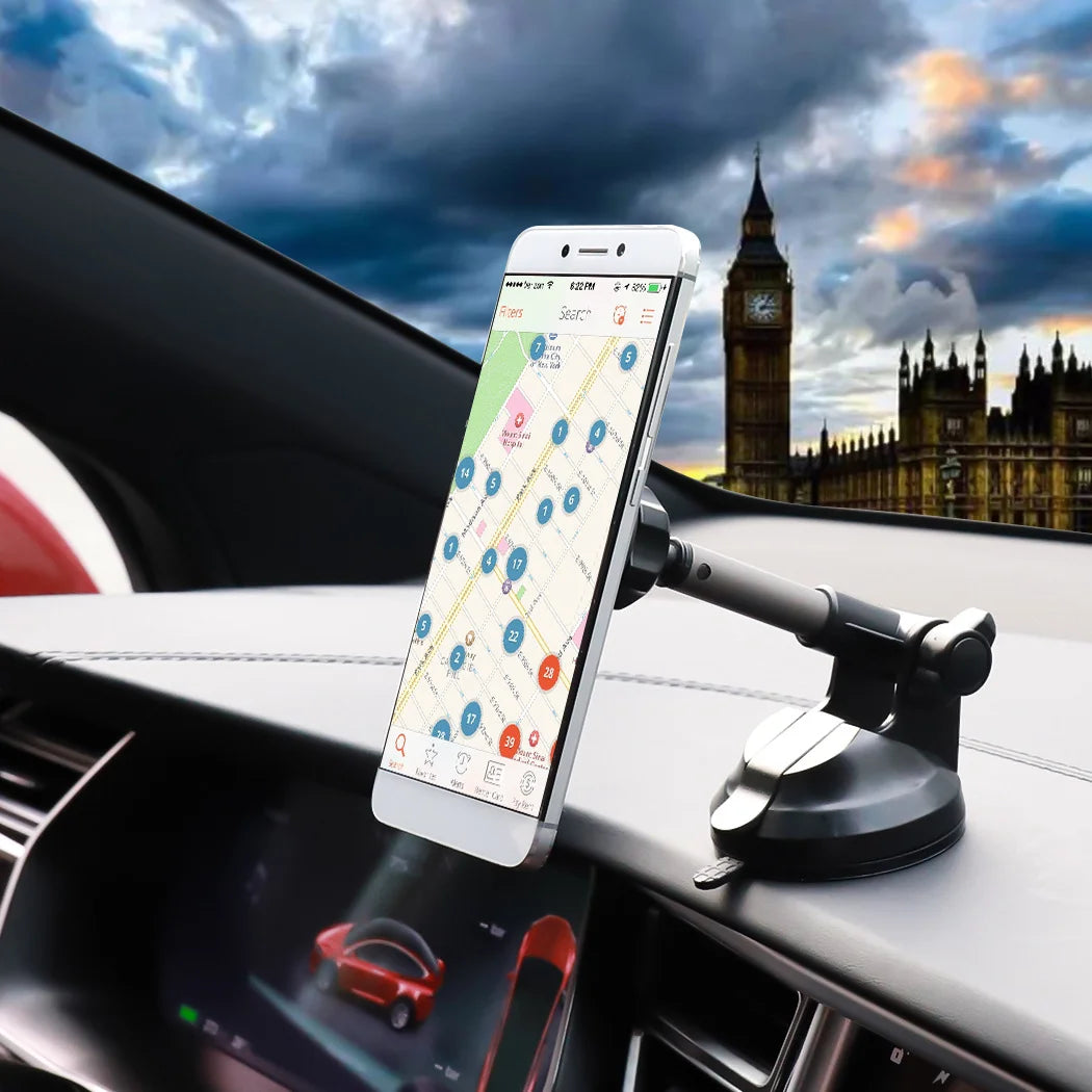 Magnetische Auto-Handyhalterung, Auto-Ständer, Armaturenbrett-Windschutzscheibenhalterung für GPS-Navigation, Handy M...