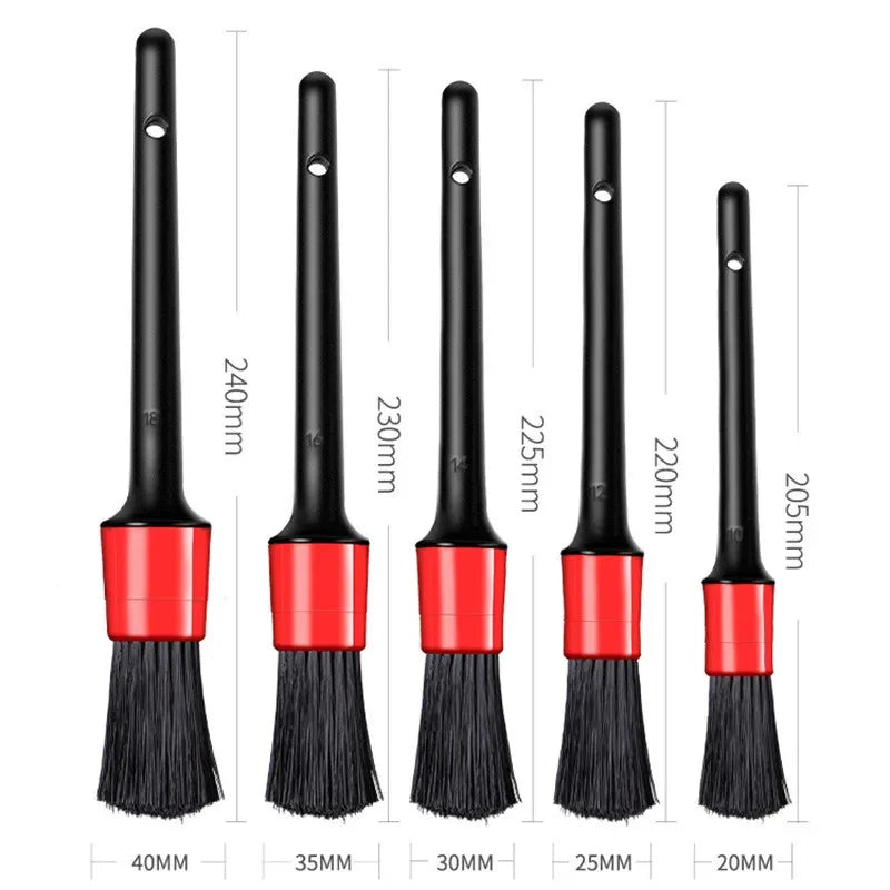 5-teiliges Auto-Detailing-Bürstenset für Armaturenbrett